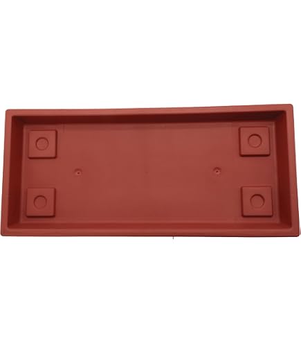 Amazon.com : VUWEZ Rectangle Plant Tray, Plant Drip Tray, Plant