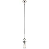 Minka Lavery 3070-613 Studio 5 Mini Pendant, 1-Light, 60 Total Watts, 5-in H x 12.25-in W, Polished Nickel