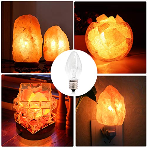 Betus [Original Replacement] Long Lasting 7 Watt Dimmable E12 Socket Incandescent Candelabra Salt Lamp Bulb - Value Pack of 12 - Thumbnail 3