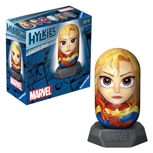 - Puzzle 3D: Hylkies Capitana Marvel, 54 Piezas, Maquetas para Montar, Puzzle 3D Niños, Regalo Niños 8 Años o Más
