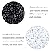 NBEADS 2400 Pcs 2 Color Round Glass Seed Beads 4mm Round Loose Beads Pony Beads for DIY Craft Bracelet Necklace Jewelry Making