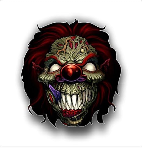 Vinyl Junkie Graphics Evil Clown Sticker/Decal