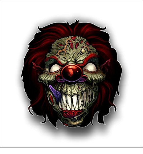 Vinyl Junkie Graphics Evil Clown Sticker/Decal