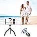 Phone Tripod Phone Stand with Bluetooth Camera Remote and Phone Holder for iPhone X 8/8s 7 7 Plus 6s Plus 6s 6 SE Samsung Galaxy S8 Plus S8 Edge S7 Action Camera GoPro/Akaso More (BLACK6)