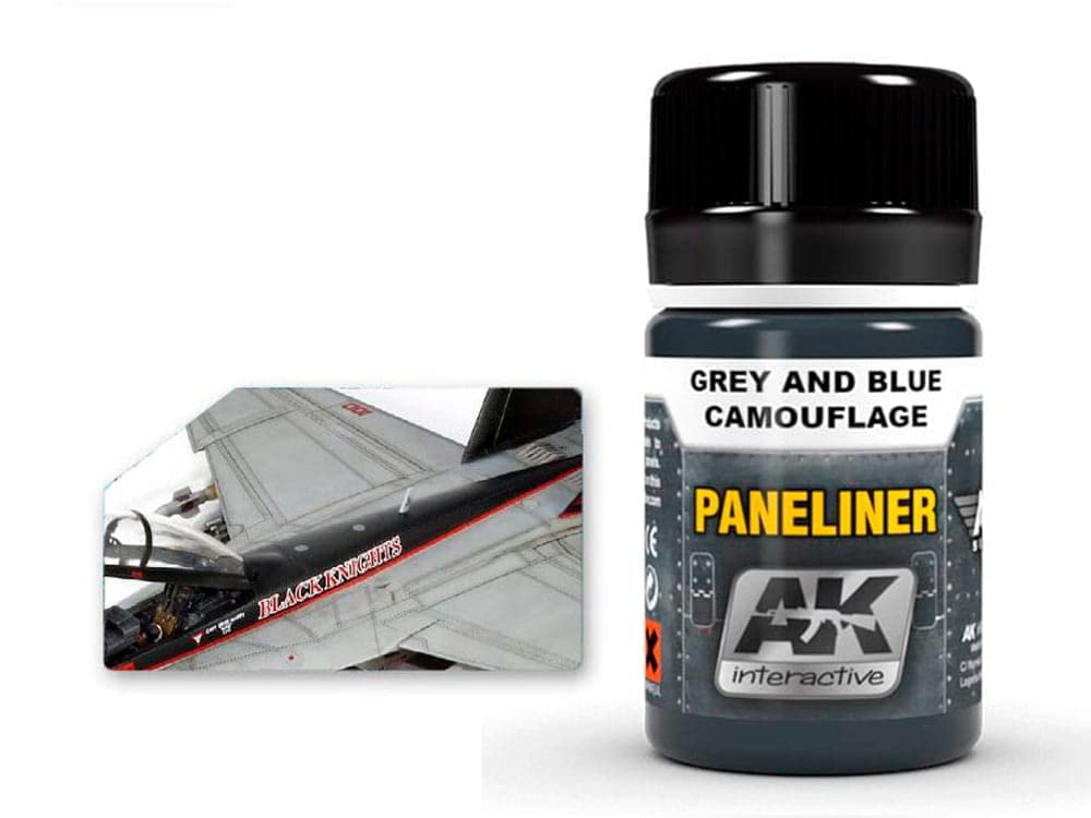 AK02072 AK Interactive - Paneliner for Grey and Blue Camouflage 35ml