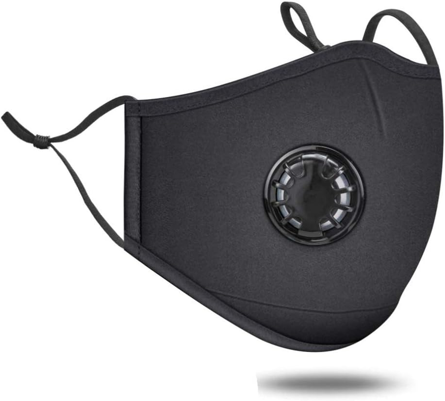 Woqook Reusable PM2.5 Dust Mask Washable Protective Mask Fine Foldable Anti Pollution Mask Mouth Guard Mask for Cycling Motorcycle Bicycle (Red)