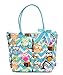 Ngil Quilted Cotton Owl Medium Tote Bag