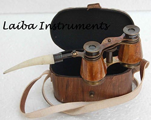 BRASS BINOCULAR ANTIQUE BINOCULAR VINTAGE TELESCOPE NAUTICAL GIFT SOLID BRASS