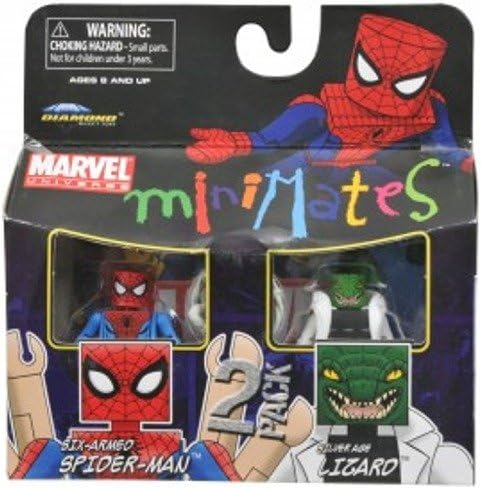 Marvel Minimates Series 37 Mini Figure 2Pack SpiderMan Lizard