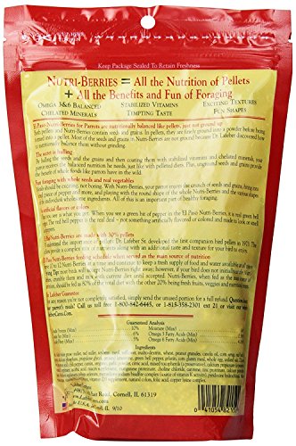 Lafeber Company Gourmet El Paso Nutri-Berries for Parrots, 10-Ounce