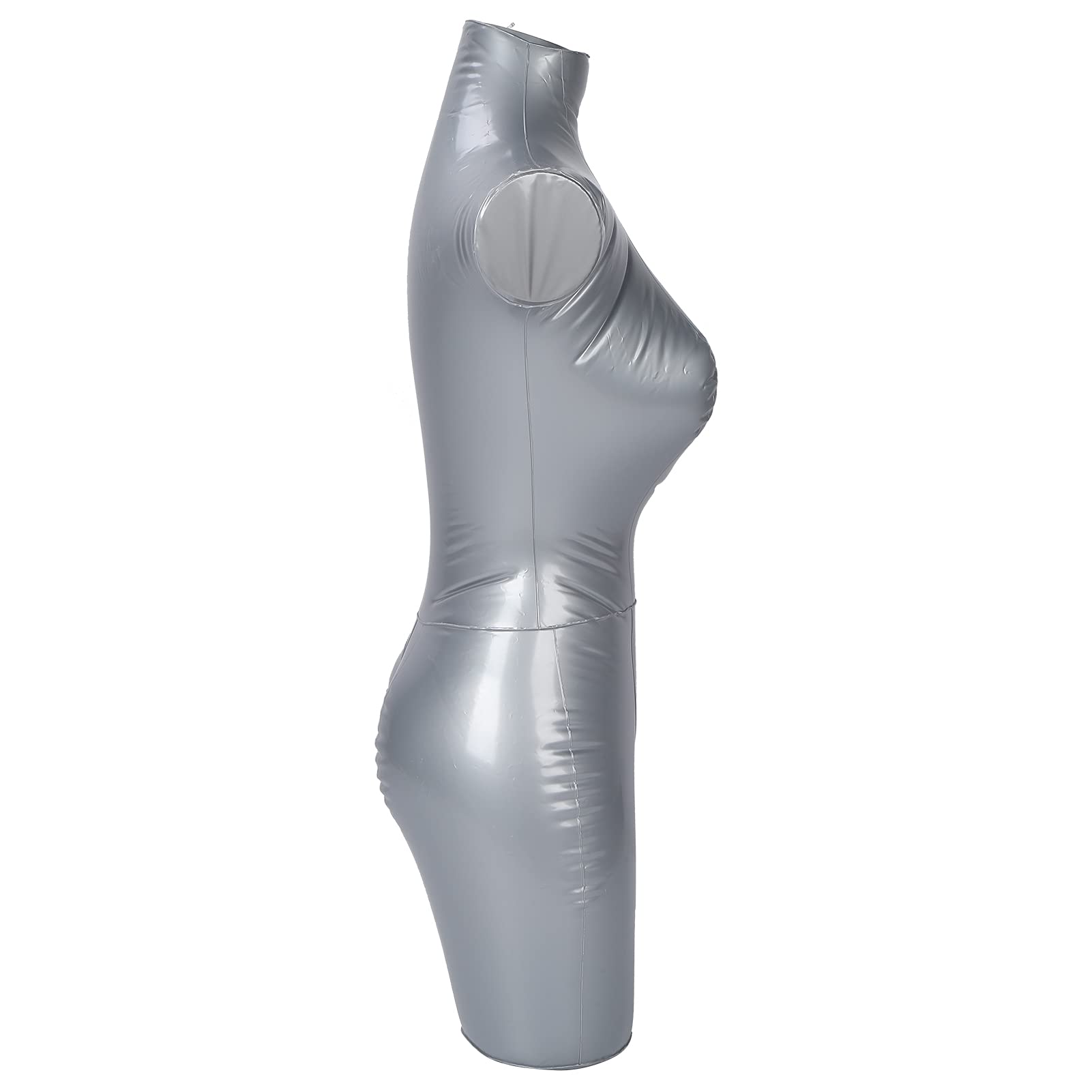 Female Inflatable Mannequins Model, Easy To Ues Upper Body Clothing Display Rack for Clothing Display