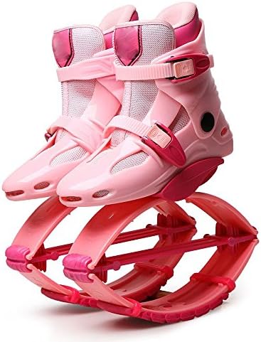 KARDILE Unisex Fitness Kangroo Bounce Jumping shoe (Pink, Large-243mm)