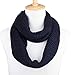 GALLERY SEVEN Winter Scarf for Men, Soft Knit Scarves, in an Elegant Gift Box - Navy/Black - One Size