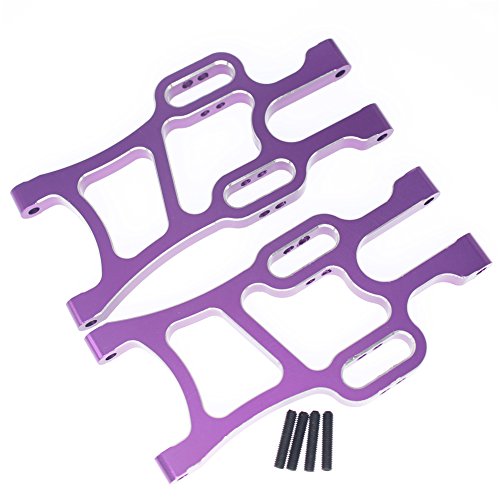 Hobbypark 108019 Aluminum Front Lower Arms (L/R) Purple For 1/10 Scale Redcat Volcano Epx/epx PRO Exceed RC Infinitive Monster Truck Upgrade Parts