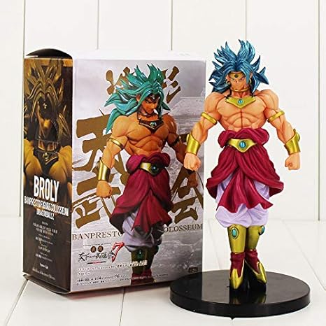 B123 Action & Toy Figures - 21cm Dragon Ball Z Broly Figure Toy Super Saiyan Broli Anime DBZ Tenkaichi Budokai Collectible To