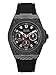 GUESS Men's Stainless Steel Casual Silicone Watch, Color: Black (Model: U1048G2)