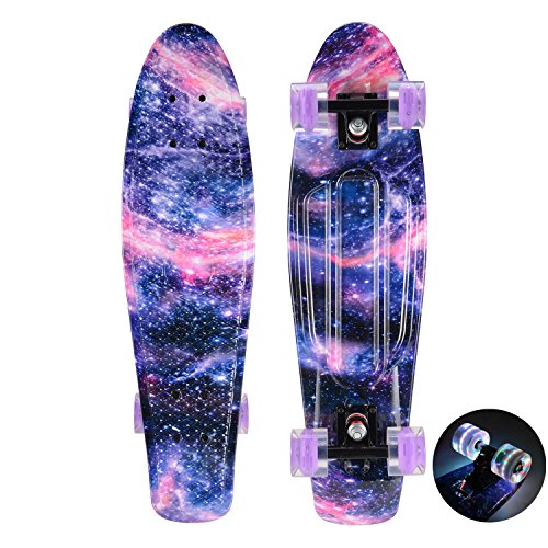 CHI YUAN 27" Cruiser Skateboard Graphic Series Galaxy Starry