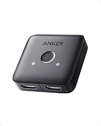 Anker HDMI Switch, 4K@60Hz HDMI Switcher, 2 in 1
