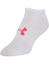 Under Armour UA Big Logo No Show - Calcetines 6-Pack de las niñas
