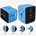 SZROBOY Travel Adapter,All-in-one International USB Travel Adapter with High Speed 3.0 Type C+3-Port USB Worldwide AC Wall Outlet Plugs for for Business Travel of US, EU, UK, AU 200+