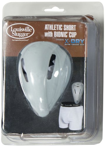 Louisville Slugger Men's Slugger Athletic Shorts with Protective Cup