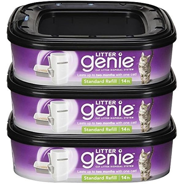 how to replace litter genie refill