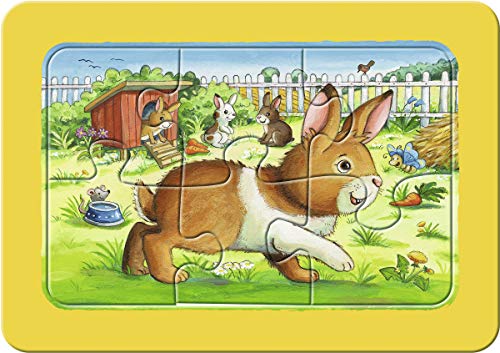 Ravensburger Kinderpuzzle - 07062 Meine Tierfreunde - My First Puzzle mit 3x6 Teilen - Puzzle für Kinder ab 2 Jahren, Rahmenpuzzle – Bild 4
