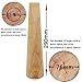 PHYHOO Jewelry Tool Wooden Round Bracelet Sizing Bangle Mandrel Wire Wrapping Tool
