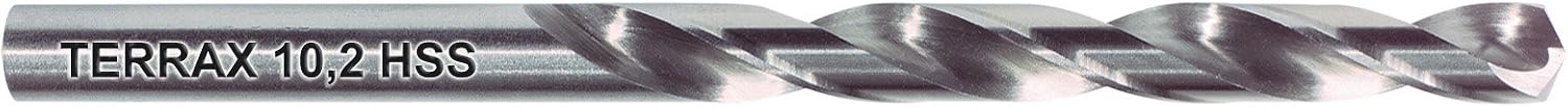 Ruko Terrax HSS-G Spiral Drill Bits 10.2 mm Pack of 5 in Plastic Pack