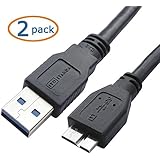 ITANDA USB 3.0 Cable For WD Western Digital My Passport and Elements Hard Drives A to Micro B