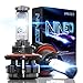 NINEO H13 LED Headlight Bulbs, CREE Chips, 9008 Hi/Lo beam Cool White Conversion Kit 6000K 7,200Lm - 3 Yr Warranty