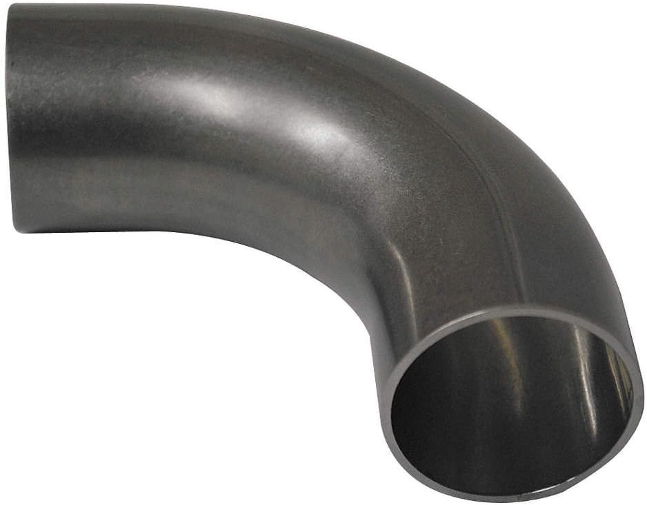 VNE V2S1.0 90 Degree Butt-Weld Elbow w/Tangent, 304 Stainless Steel, Mill ID/OD