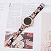Compatible with Galaxy Watch Active Bands/Garmin Vivoactive 3 Band Leather,20mm Replacement Strap Band Compatible with Samsung Galaxy Watch Active 40mm /Galaxy Watch 42mm Smartwatch (Black-Floral2)