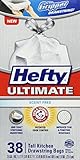 Hefty E82849 13-Gallon The Gripper Tall Kitchen Bags, 38 Count