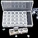 COOLOOdirect 28 Grids Diamond Embroidery Box Diamond Painting Accessory Storage Box for DIY Art Craft 6.9'' X 4.3''
