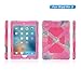 iPad Air 2 Case, Aceguarder Shockproof Kids Case Drop resistance Super Protection With Stand Cover Case for iPad Air 2 (pink camo-pink)