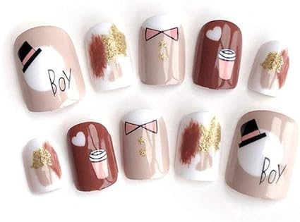 Phototherapy Nail Art Produit Fini élégant Mignon Court