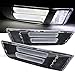 2003 2004 2005 2006 2007 Infiniti G35 2 Door Coupe SMDx5 LED DRL Side Marker Bumper Lights Black