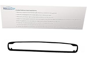MbuyDIY 3rd Third Brake Light Gasket Seal Compatible with 1999-2006 Chevy Silverado 1500 2500 3500 GMC Sierra 1500HD 2500HD 3500HD High Mount Stop Lamp Assembly, Single-Sided Adhesive