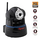 HD 1080P Wireless IP Camera WiFi Home Security Cameras Baby/Elderly Monitor Nanny Cam Dog Camera Pan/Tilt With Two-Way Audio and Night Vision