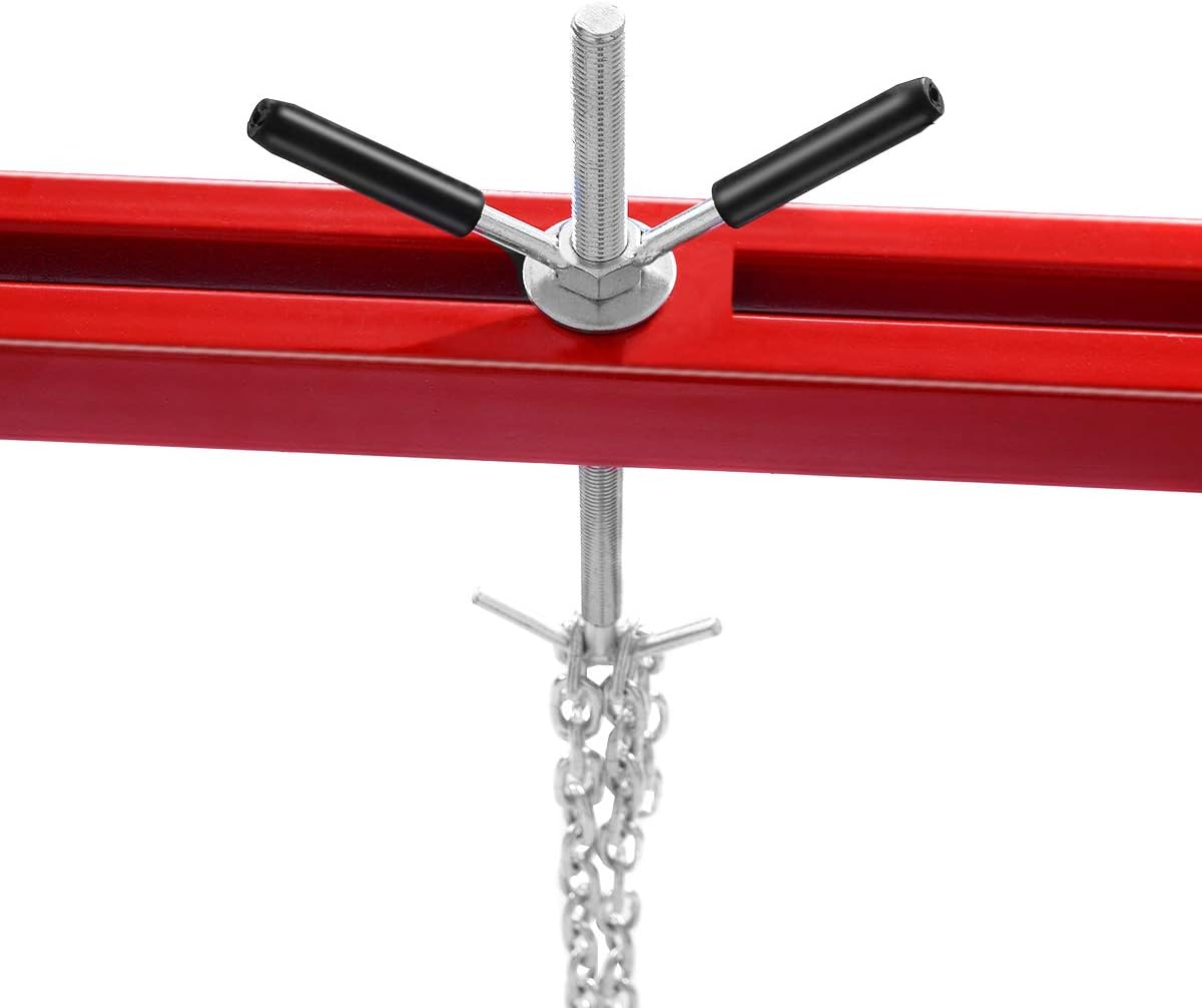 Goplus 1100lbs Engine Support Bar Transverse for Motor Tranny Transmission w/ 2 Points Lift Holder Hoist Dual Hooks: Automotive