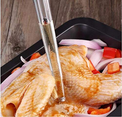 Aquarium Pipette Dropper for chemical use dropper or pipette barbecue Water Changer Or Aquarium fish tank cleaning Coral Target Feeder Gravel Straw(30ml)
