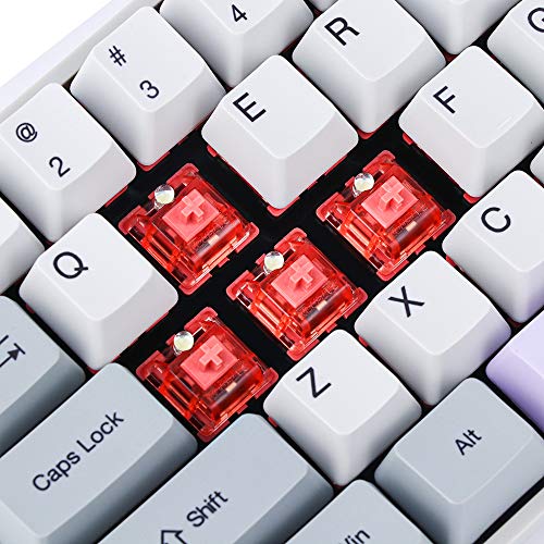 EPOMKER AKKO 3068 Silent 68 Keys Bluetooth 5.0 Mechanical Keyboard TKL with PBT OEM Keycaps, Type-C Port, 1800mAh Built-in Battery for Win/Mac/Gaming (Gateron White Switch, 3068)