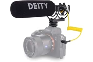 Deity V-Mic D3 Pro Super-Cardioid Directional Shotgun Microphone with Rycote Shockmount for DSLRs, Camcorders, Smartphones, Tablets, Handy Recorders, Laptop and Bodypack Transmitters