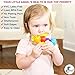 Zenteck Multi-Sensory BPA-Free Baby Rattles Teethers & Shakers Essential Set with Storage Bin [10-Piece] | Baby-Safe, Non-Toxic, Multifunctional Developmental Set for Newborns & Babies