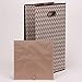 Household Essentials 5624-1 Collapsible Single Laundry Hamper with Magnetic Lid | Chevron