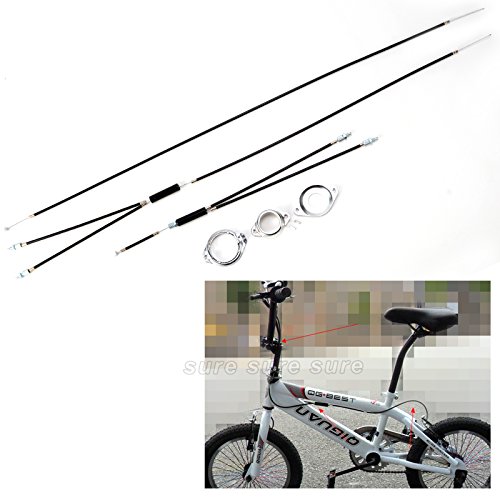 SurePromise BMX Gyro Brake Cables Bicycle Front Rear Upper Lower