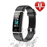 Letsfit Waterproof Fitness Tracker with Heart Rate Monitor, Color Screen Fitness Watch, Smart Bracelet with Sleep Monitor, Step Counter, Pedometer Watch for Kids Women and Men, 0.96