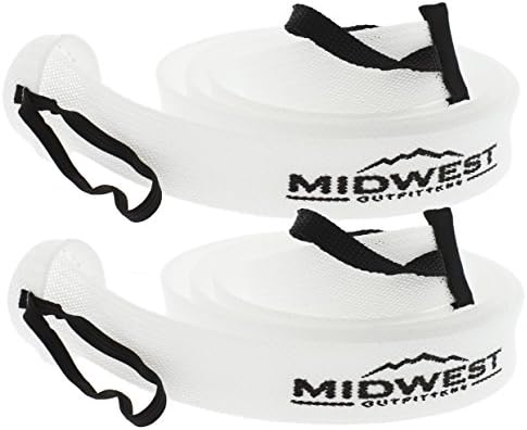 Midwest Outfitters Rod Socks - Fishing Rod Sleeve Cover Fishing Pole Covers for Spinning Baitcaster and Youth Fishing Pole Sizes - Multiple Sizes and Colors