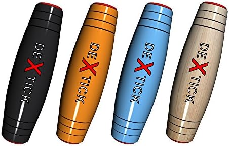 [Pack of 4 ]Desktop Fidget Sticks - Improved balance for extra flips - 100% Wood - Kururin Dexterity toy